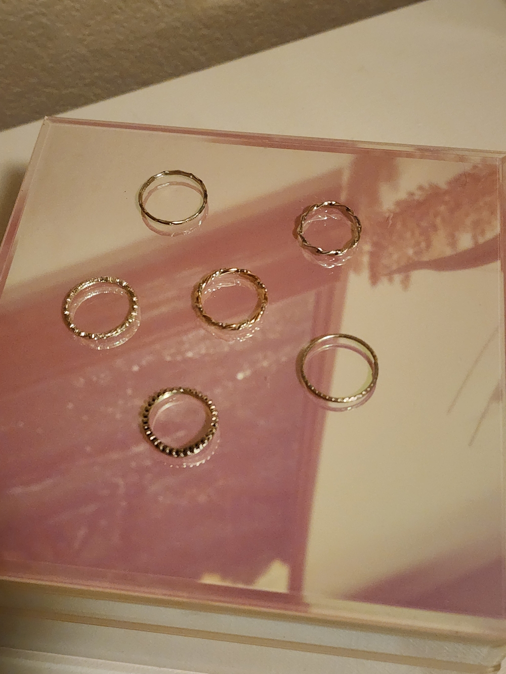 Delicate Stacking Rings Set - 6 Piece